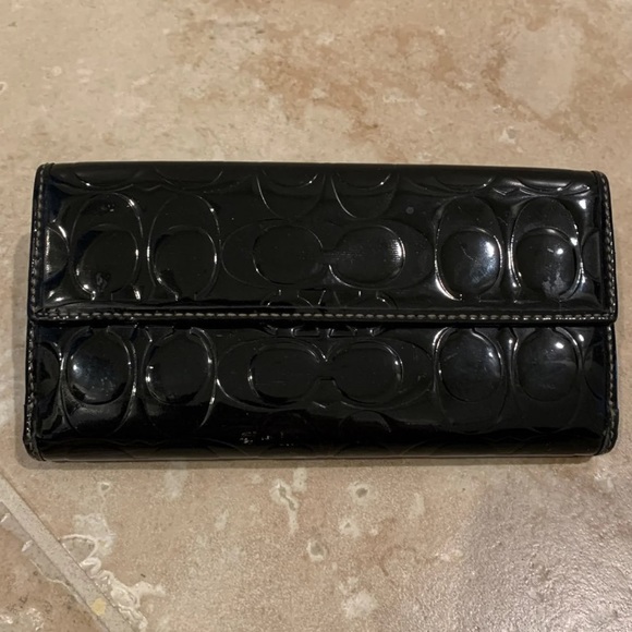 Black Coach Wallet - Picture 5 of 6